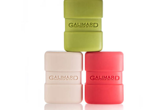 Photographie de 3 savons - Galimard, parfumeur à Grasse