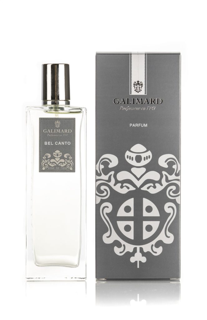 Parfum masculin Bel Canto chez Galimard