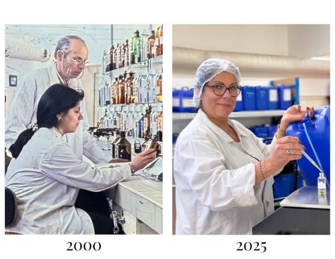 Portrait de Marianne responsable laboratoire au sein de la Parfumerie grassoise Galimard