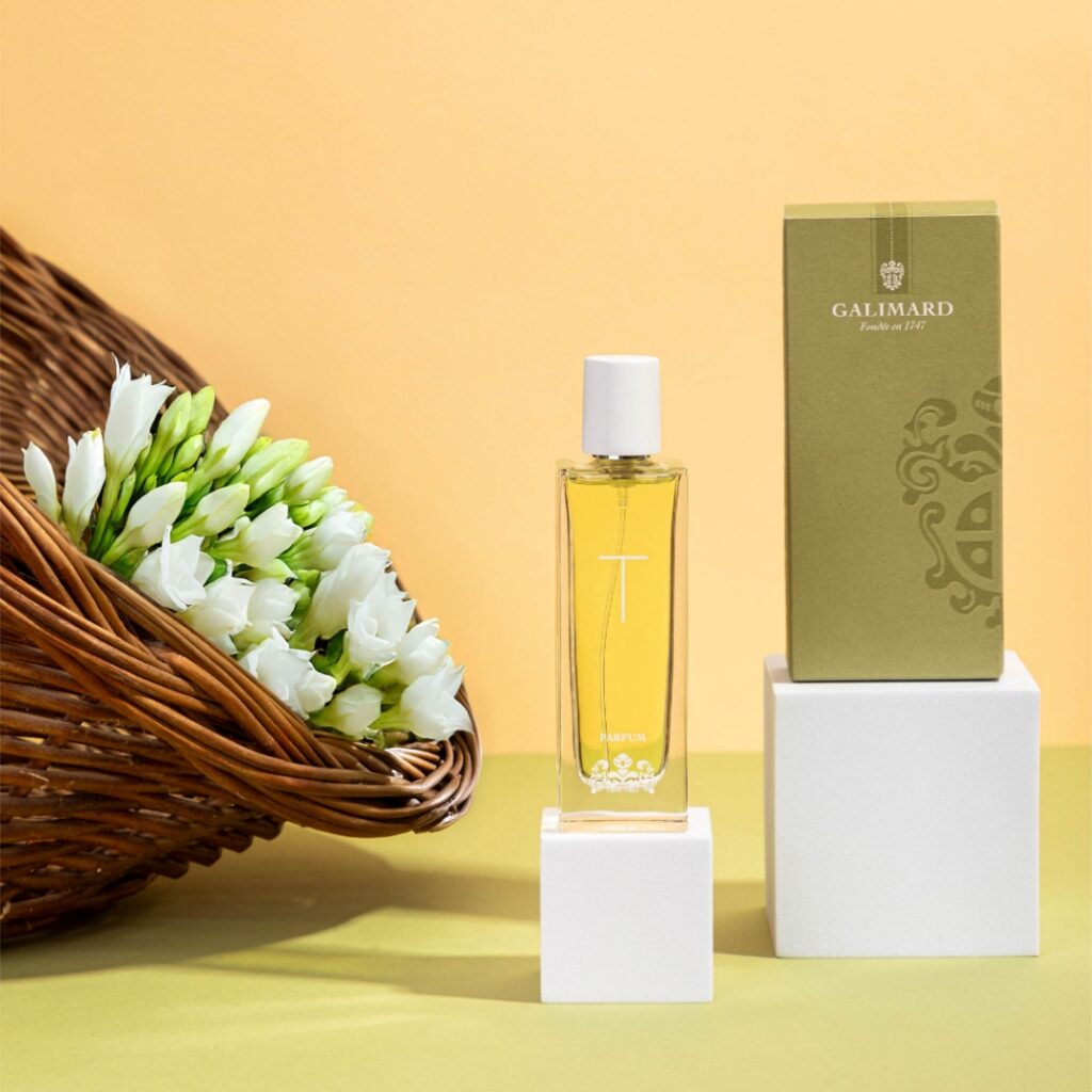 Parfum T à la tubéreuse de Grasse de la Collection HÉRITAGE de la Maison de Parfums Galimard